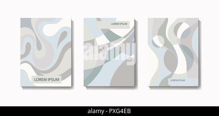 Abstrakte kreative Vorlagen, Karten, Farbe deckt. Corporate Identity, Musik Poster, Ads Banner. Trendy vektor Sammlung Stock Vektor