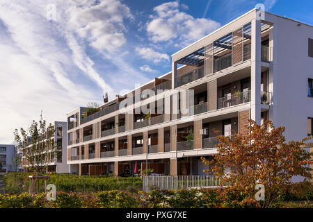 Apartment Gebäude Clouth 11 im Clouth Viertel im Bezirk Nippes, Schulte Architekten, Köln, Deutschland. Im mehrfamilenhaus Clouth 11 im Clo Stockfoto