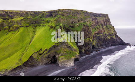 Reynisfjara Black Sand Beach, South Iceand Stockfoto