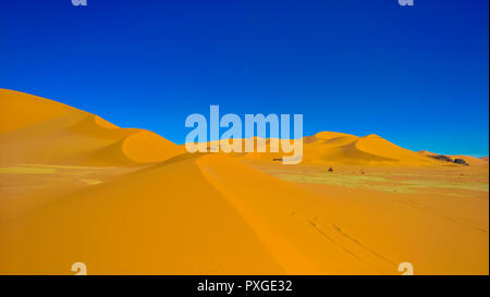 Abstrakte Felsformation an Tamezguida in Tassili nAjjer Nationalpark, Algerien Stockfoto