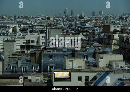 Blick vom Centre Georges Pompidou, Paris, Frankreich Stockfoto