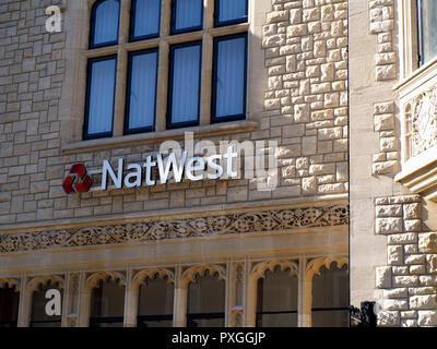 Nat West Bank in Chichester, West Sussex, England, Großbritannien Stockfoto