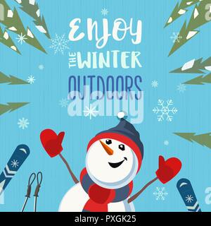 Fancy winter Poster Stock Vektor