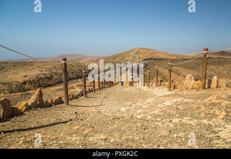 Astronomische Sicht der Sicasumbre, Fuerteventura, Spanien. Stockfoto