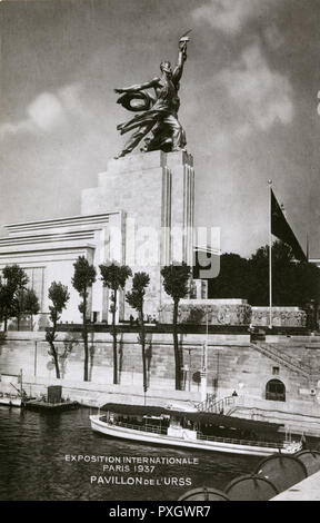 Sowjetischer Pavillon - Exposition Internationale, Paris Stockfoto