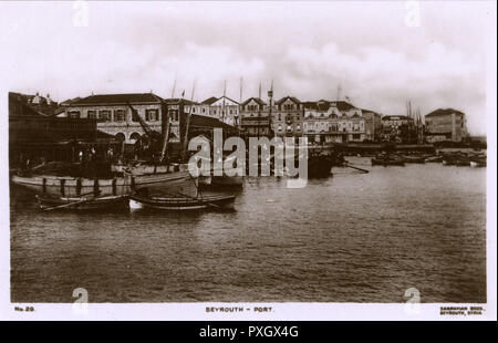 Hafen von Beirut, Libanon Stockfoto