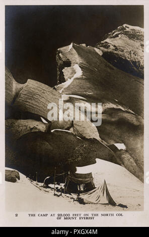 1922 britischen Mount Everest-Expedition Stockfoto