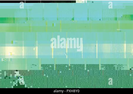 Farbe glitched Hintergrund Stock Vektor