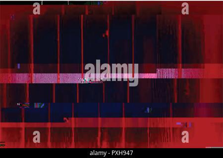 Farbe glitched Hintergrund Stock Vektor