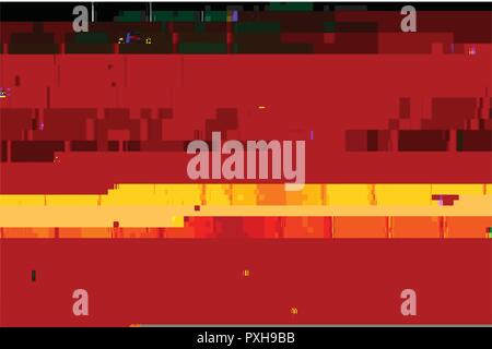 Farbe glitched Hintergrund Stock Vektor