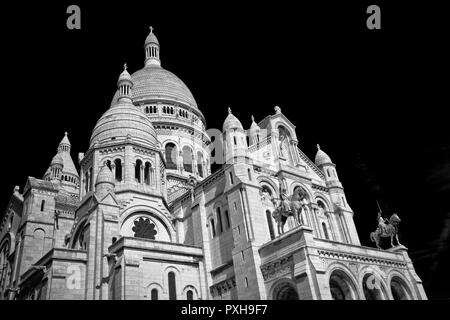 Sommer Straßen von Paris, Frankreich Stockfoto