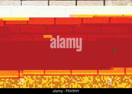 Farbe glitched Hintergrund Stock Vektor
