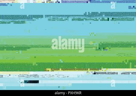 Farbe glitched Hintergrund Stock Vektor