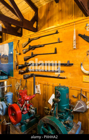 Die Prime Liegeplatz Fischerei & Heritage Centre, in der Nähe von Twillingate, Neufundland. Stockfoto