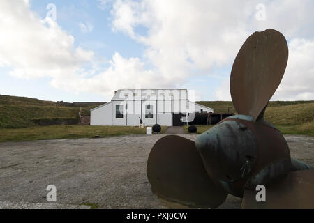 Scapa Flow Museum Korenbloemen Stromness Orkney Stockfoto