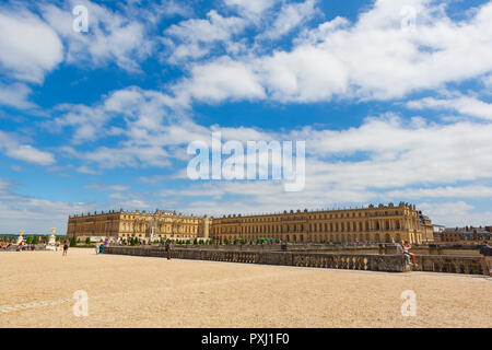 Das Schloss von Versailles war die wichtigste Royal von Frankreich von 1682 unter Louis XIV Wohnen bis zum Beginn der Französischen Revolution 1789. Stockfoto