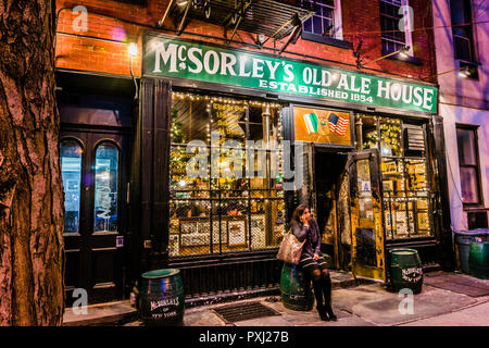 Mcsorely's Old Ale House East Village Manhattan New York, New York, USA Stockfoto