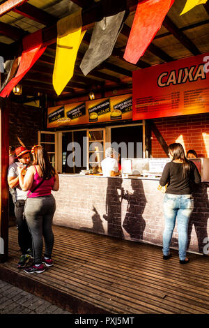 Oktoberfest 2018 im Parque Vila Germanica. Blumenau, Santa Catarina, Brasilien. Stockfoto