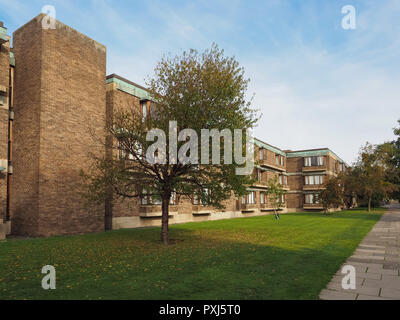 CAMBRIDGE, UK - ca. Oktober 2018: Churchill College Stockfoto