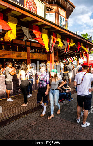 Oktoberfest 2018 im Parque Vila Germanica. Blumenau, Santa Catarina, Brasilien. Stockfoto