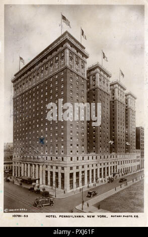 Hotel Pennsylvania, New York, USA Stockfoto