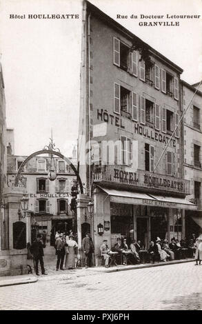 Granville, Normandie, Frankreich - Hotel Houllegatte Stockfoto