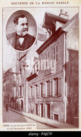 Dole, Frankreich - Geburtsort von Louis Pasteur Stockfoto