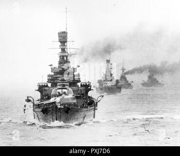 HMS Repulse, Britische Battlecruiser, 1916-1941 Stockfoto