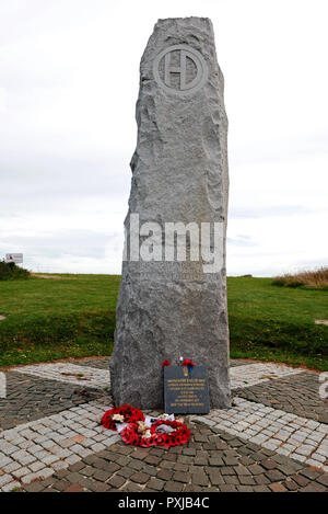 Saint-Valery-en-Caux, 51st Highland Division Memorial WW II, Seine-Maritime, Normandie, Frankreich, Europa Stockfoto