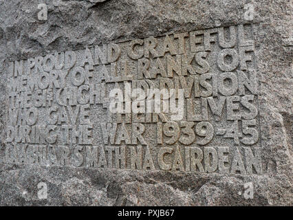 Saint-Valery-en-Caux, 51st Highland Division Memorial WW II, Seine-Maritime, Normandie, Frankreich, Europa Stockfoto