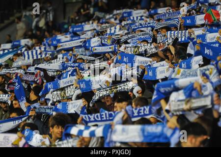San Sebastian, Spanien. 22 Okt, 2018. Während der Spanischen Liga Fußballspiel zwischen Real Sociedad und Girona an der Anoeta Stadium am 22. Oktober 2018 in San Sebastian, Spanien Quelle: CORDON PRESSE/Alamy leben Nachrichten Stockfoto