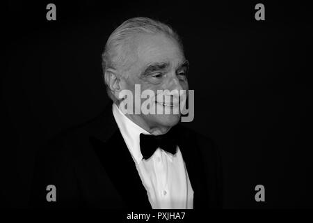 22. Oktober 2018 - Rom, Italien - Regisseur Martin Scorsese auf dem roten Teppich von Rom Film Fest 2018. Credit Bild: © evandro Inetti über ZUMA Draht) Credit: Evandro Inetti/ZUMA Draht/Alamy leben Nachrichten Stockfoto