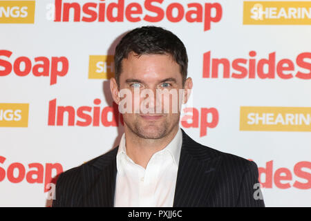 London, Großbritannien. 22. Oktober, 2018. Matthew Chambers, die in Soap Awards 2018, 100 Wardour Street, London, UK, 22. Oktober 2018, Foto von Richard Goldschmidt Credit: Rich Gold/Alamy leben Nachrichten Stockfoto