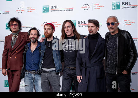 Rom, Italien. 23. Okt 2018. Nach Geschäftsschluss nehmen an der "Noi siamo Afterhours" fotoshooting während des 13 Rom Film Fest im Auditorium Parco della Musica am 23. Oktober 2018. Foto von Giuseppe Maffia Credit: Giuseppe Maffia/Alamy leben Nachrichten Stockfoto