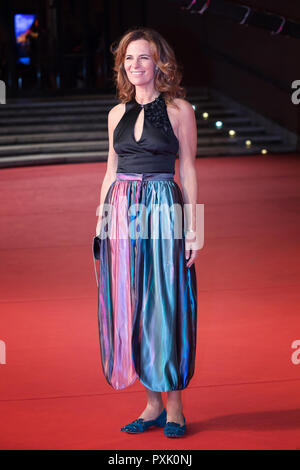 Rom, Italien. Oktober 22, 2018: Roberta Armani in den roten Teppich in den Rom Film Festival 2018 im Auditorium Parco della Musica. Credit: Gennaro Leonardi/Alamy leben Nachrichten Stockfoto