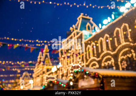 Abstrakte verwischt Weihnachten Hintergrund Stockfoto