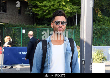Rom, Italien, 14. Oktober 2018 - Foro Italico - Tennis und Freunde 8° edition Filippo Bisceglia Credit: Giuseppe Andidero/Alamy Stock Foto Stockfoto