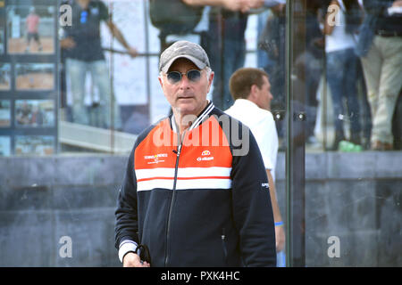 Rom, Italien, 14. Oktober 2018 - Foro Italico - Tennis und Freunde 8° edition Paolo Bonilis Credit: Giuseppe Andidero/Alamy Stock Foto Stockfoto