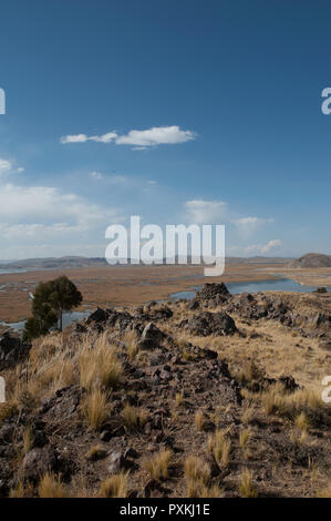 Entlang der Qapac-ñan Aus Chucuito Stockfoto