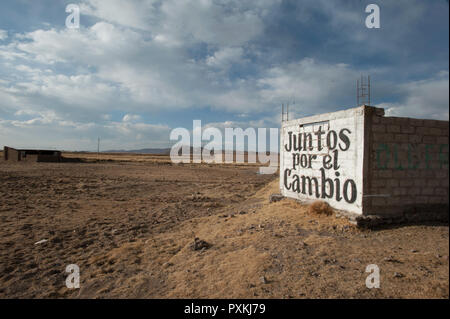 Entlang der Qapac-ñan Aus Chucuito Stockfoto