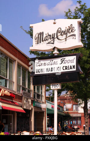 Maria Coyle hausgemachtes Eis shop, Akron, Ohio Stockfoto