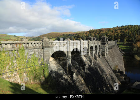 Lake Vyrnwy Dam, Powys, Wales, UK. Stockfoto