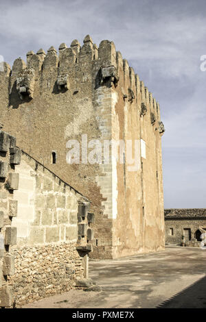 Spanien Insel Mallorca Torre de Canyamel Canamel Turm Wehrturm 14, Jahrhundert Europa Espana Balearen Baleareninsel Mittelmeerinsel Reiseziel Reisen Stockfoto