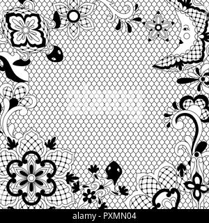 Mexikanische Lace Hintergrund Design. Stock Vektor