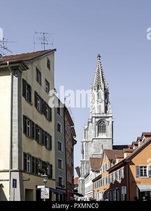 Deutschland, Bodensee, Europa, Oew Barockstrasse, Stadt, Sehenswuerdigkeit, Tourismus, Baden-Wuerttemberg, Kreisstadt, Konstanz, Münster Stockfoto