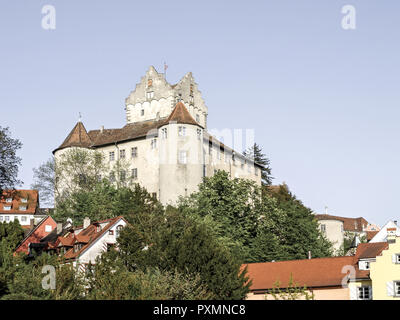 Deutschland, Bodensee, Europa, Oew Barockstrasse, Stadt, Sehenswuerdigkeit, Tourismus, Baden-Württemberg, Bodenseekreis, Meersburg, Alte Stockfoto