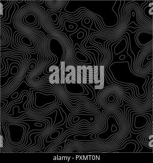 Topografische Karte Kontur Hintergrund, Vector Illustration für Ihr Design Stock Vektor