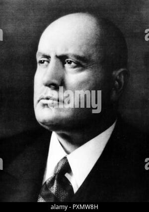 BENITO MUSSOLINI (1883-1945) italienischer Politiker und Diktator 1930 Stockfoto