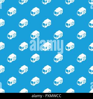 24 Stunden Lieferung Muster nahtlose Vektor blau Stock Vektor