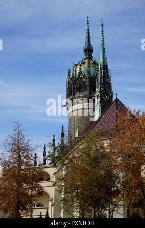 Schlosskirche in der Lutherstadt Wittenberg Stockfoto